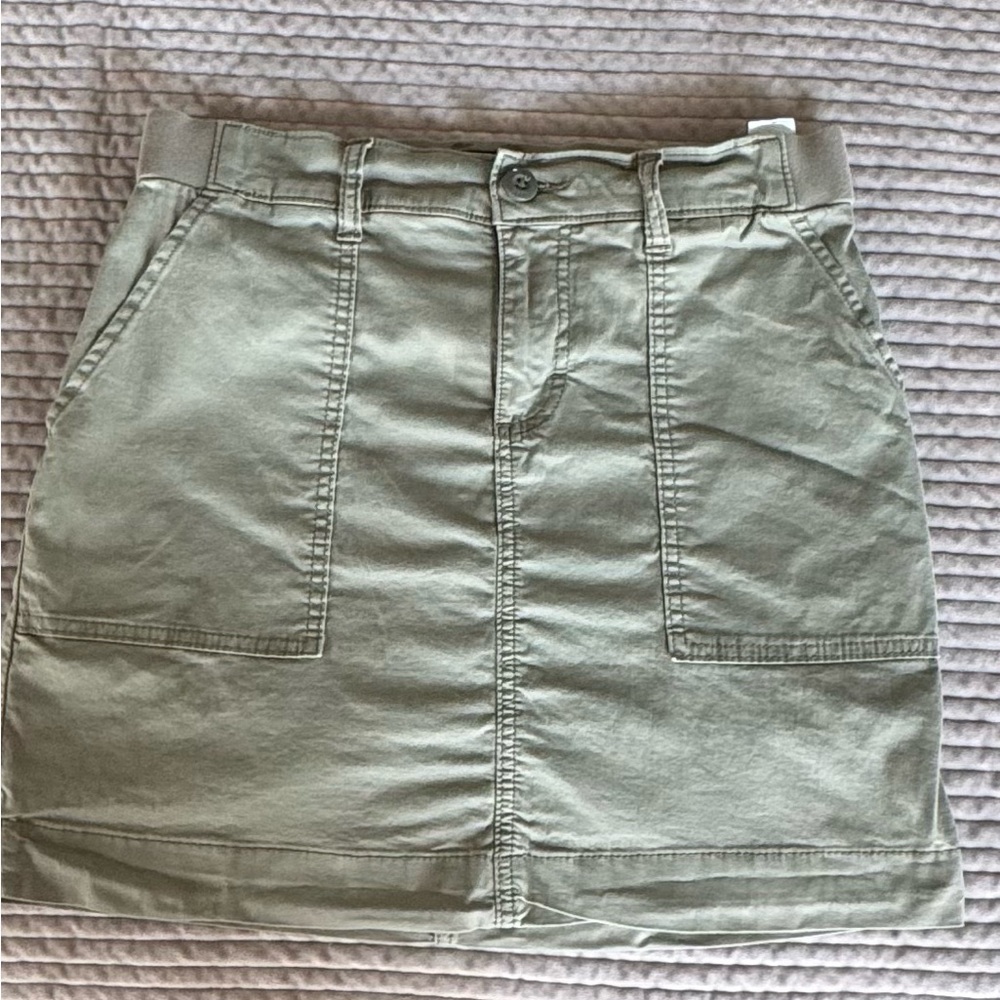 Olive Green Women's Skirt